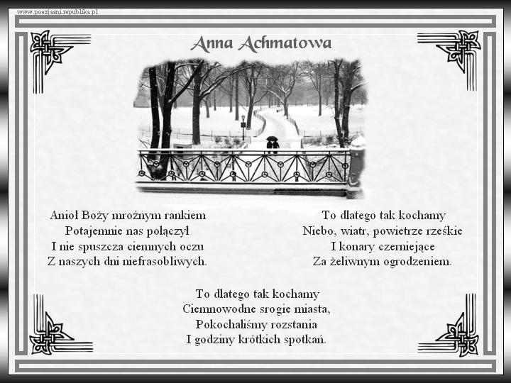 Anna Achmatowa - Anioł Boży mroźnym rankiem... - Anna Achmatowa.jpg
