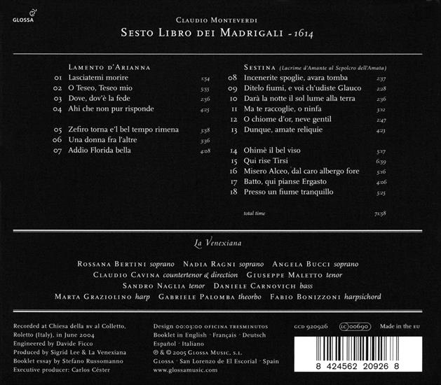 Monteverdi 1614 Madrygały - Księga VI - back cover.jpg