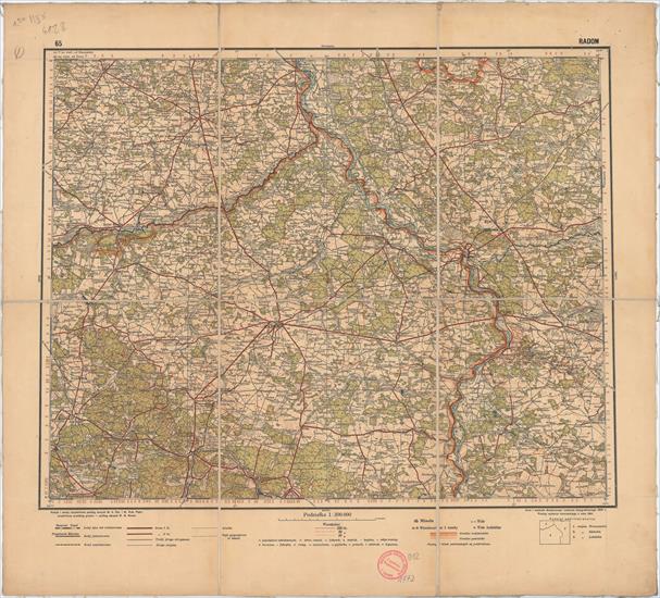 mapa operacyjna Polski 1_300 000 - WIG300_65_Radom_1927_RadBC-18972M-181.jpg