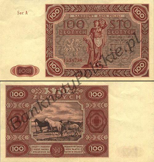 1944 - 1990 PRL - 1947 - 100 złotych.jpg