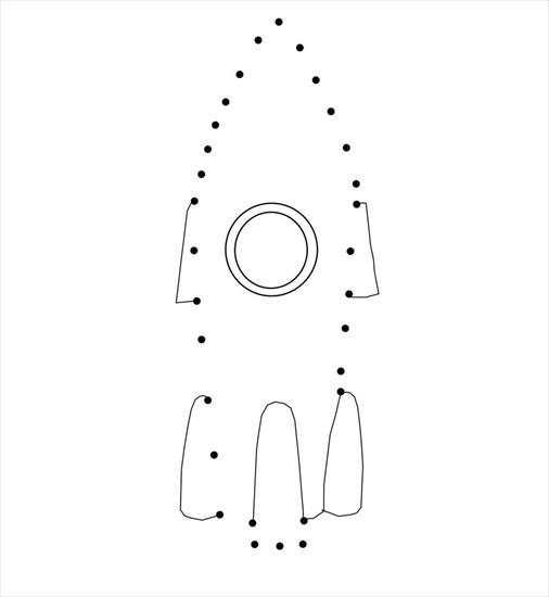 Kosmos - kolorowanki - rakieta5.jpg