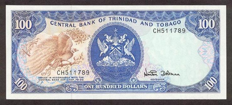 Trinidad  Tobago - TrinidadTobagoP40d-100Dollars-1985-donatedth_f.jpg