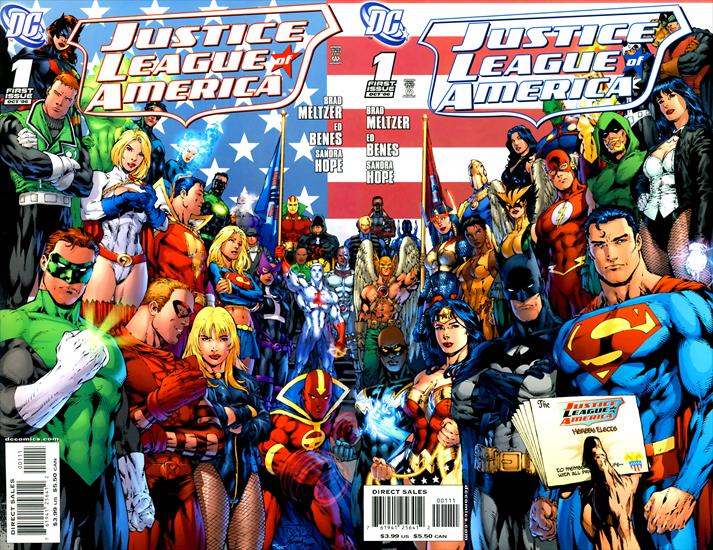 Justice League of America v2 covers - Justice League of America v2 001 A  B covers F.jpg