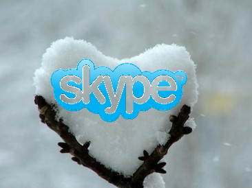 Gify - serce śnieg - skype..PNG