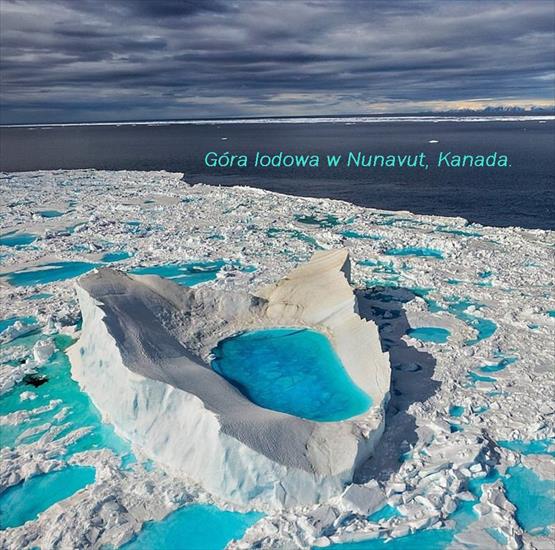  1Tajemnicze, Piękne Miejsca na Ziemi  - Gora Lodowa Nunavut, Kanada.jpg