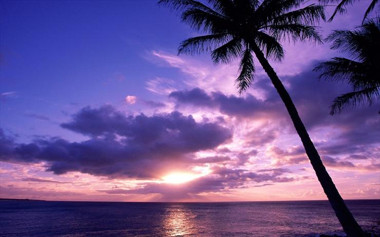 Tapety - Zachód słońca na rajskiej wyspie.jpg