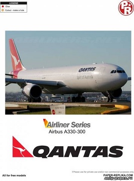 Paper Replica - Airbus A330-300 Qantas Airways.jpg