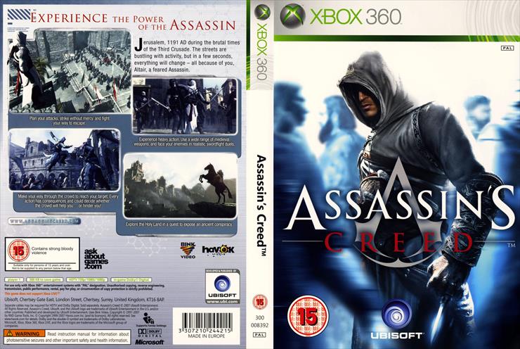 Okladki xbox360 - Assassins Creed.jpg