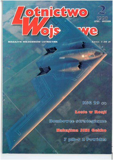 Lotnictwo Wojskowe - LW 1998-2 okładka.jpg