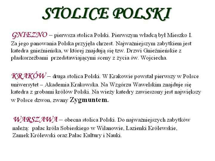 Dzień niepodległości, godło, flaga itp. Polska i Europa - schemat_STOLICE_POLSKI1.jpg