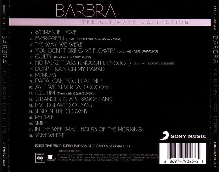 The ultimate Collection - Barbra Streisand - The Ultimate Collection - Back.jpg