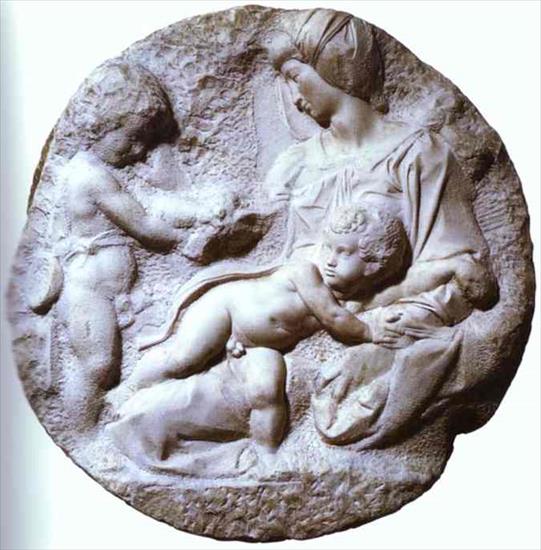 michelangelo - Michelangelo - Tondo Taddei.JPG