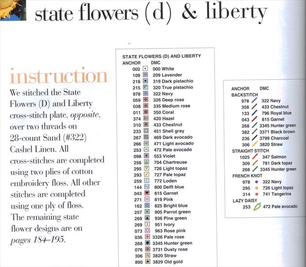 2001 Cross Stitch Designs - state flowers d and liberty hilos.jpg