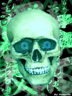 Tapety na fona - Magic_Skull01.jpg