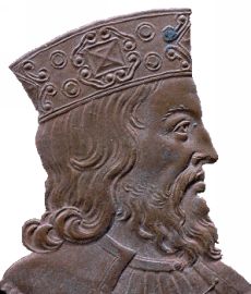 Królestwo Franków - obrazy - Portrait_Roi_de_france_Clovis. Chlodwig I 481 - 511 e..jpg