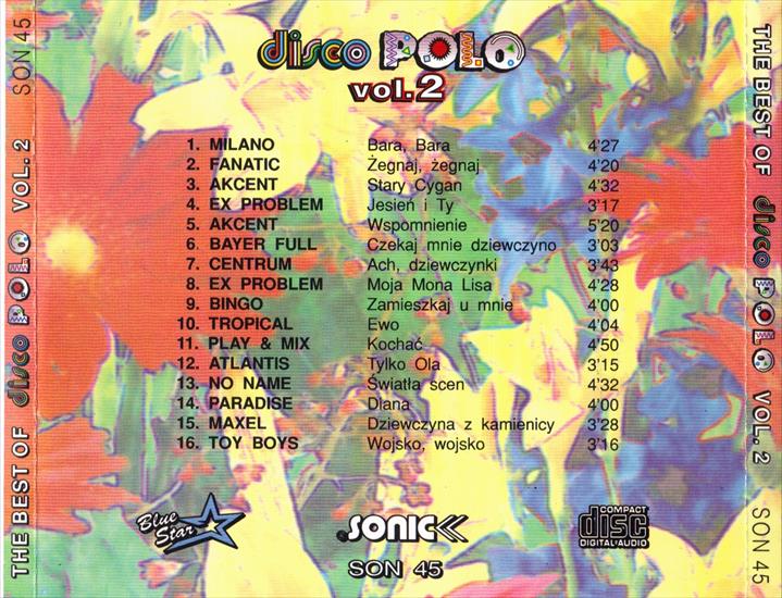 The Best Of Disco Polo vol.2 - The Best Of Disco Polo Vol.2 Tył.JPG