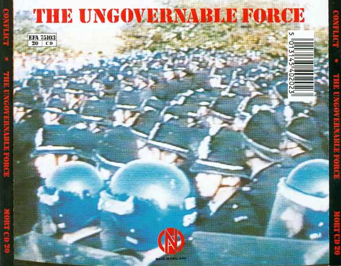 Conflict - 1986 - The Ungovernable Force - Back.jpg