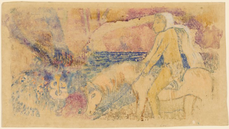 Paul Gauguin 1848 - 1903 Paintings Art nrg - The Pony, 1902.jpg