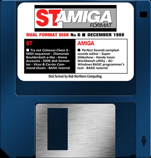 ST-Amiga Format Remade Disks, Labels  .adfs - ST_Amiga_Format_Issue_006_1988-12Future_PublishingGBDisk_1_of_1_.png
