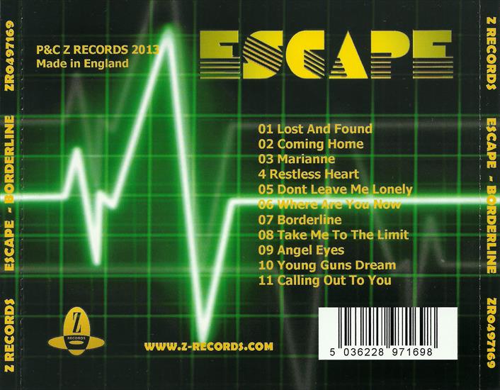 2013 Escape - Borderline Flac - Back.jpg