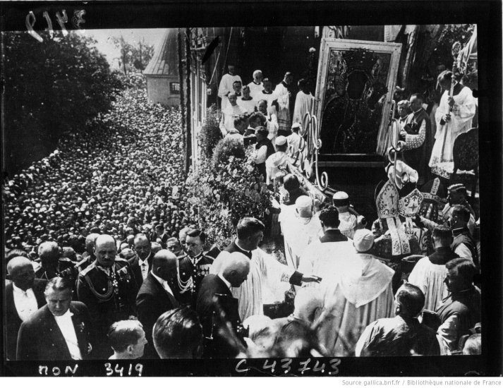Polska - limage miraculeuse  la procession de Czestochovva 1932  1.jpg