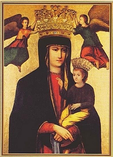 SANKTUARIA W POLSCE - Zawada Kościół Narodzenia NMP obraz MB z XIV w., koronowany w 1920 r....8.jpg