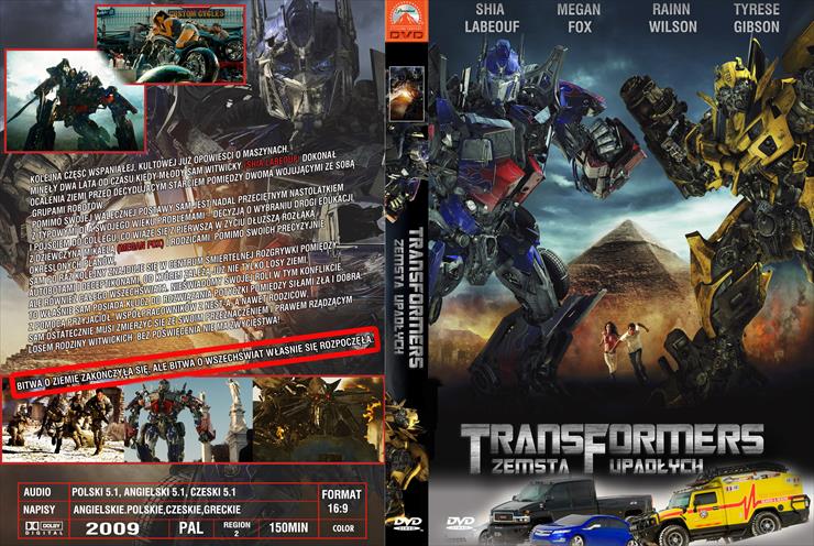 okładki dvd - TRANSFORMERS - ZEMSTA UPADŁYCH.jpg