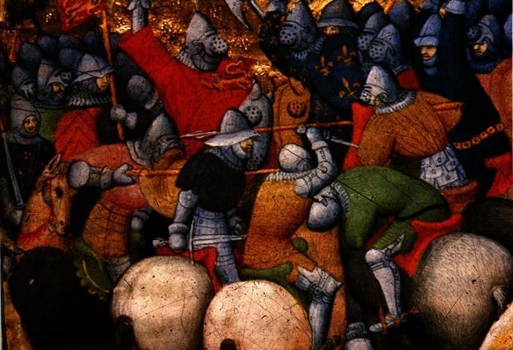 Guerre de Cent ans 1328 - 1456 - 1328 La bataille de Crcy, miniature du XV.jpg