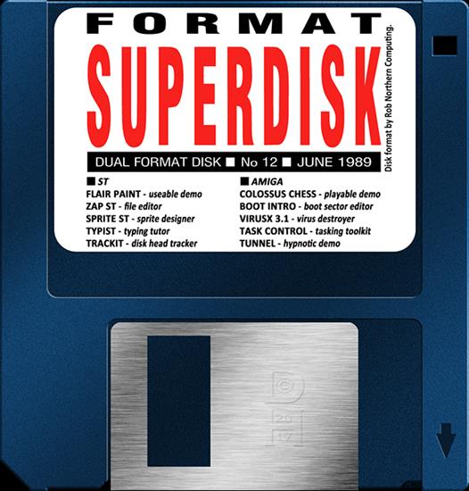 ST-Amiga Format Remade Disks, Labels  .adfs - ST_Amiga_Format_Issue_012_1989-06Future_PublishingGBDisk_1_of_1_.png