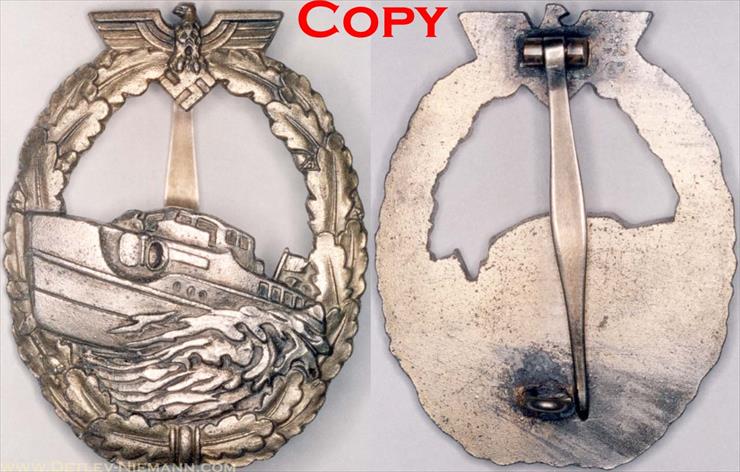 E-Boat War Badge 1st model - E-Boat War Badge 1st model Solid. Width 44,56 mm Height 57,16 mm Weight 36,79 g.jpg