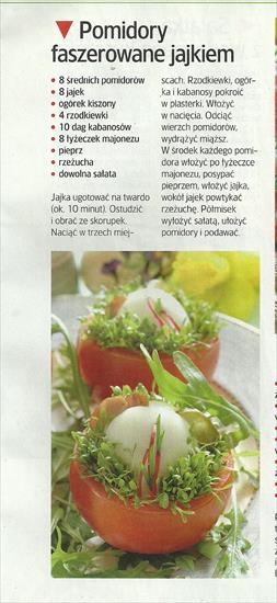 Przystawki i przekąski - Pomidory faszerowane jajkiem.jpg
