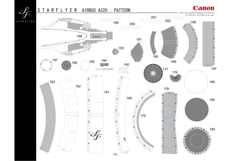Canon - Airbus A320 Starflyer - samolot pasażerski scale 1-72 - 33.jpg