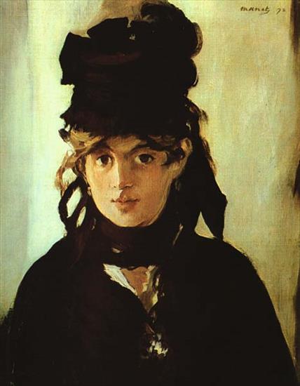 portety - Edouard Manet..Portret Berty Marrisot..1873 r..jpg