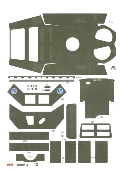 GPM 391 -  BRDM-2 współczesny radziecki opancerzony samochód rozpoznawczy 2 wersje malowania - 21.jpg