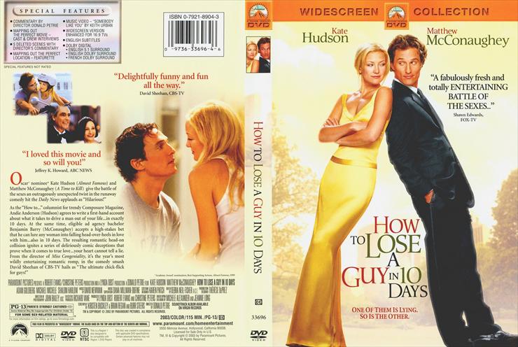 Okładki DVD - Jak stracić chłopaka w 10 dni - How to Lose a Guy in 10 Days -front.jpg