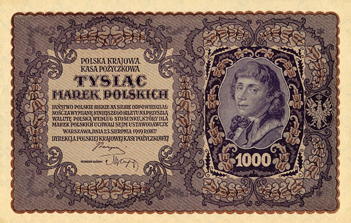 Przedwojenne - 1000 marek polskich 1919r.jpg